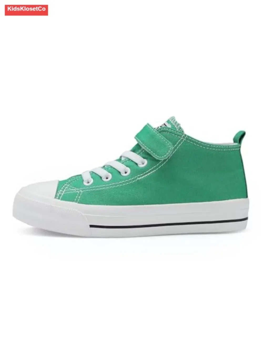 Toddler Little Kid Canvas Sneakers High Top Casual Lightweight Adjustable Strap
